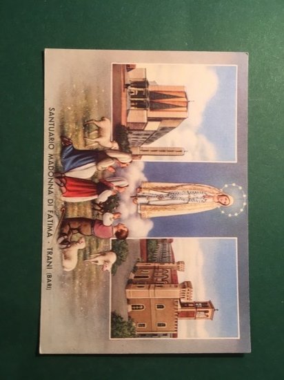 Cartolina Santuario Madonna Di Fatima - Trani - Bari - …