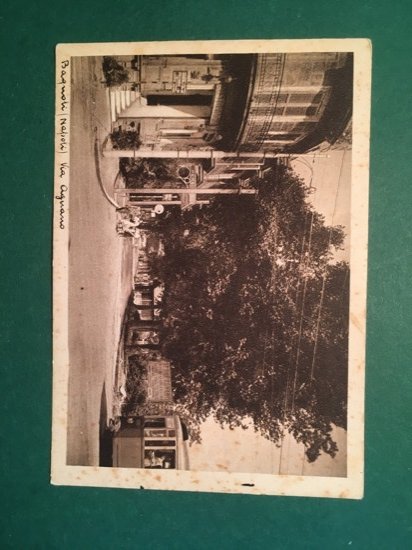 Cartolina Bagnoli - Via Agnano - Napoli - 1930 ca.