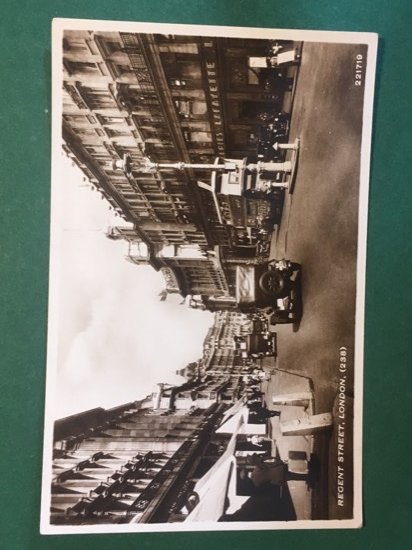 Cartolina Regent Street - London - 1950 ca.