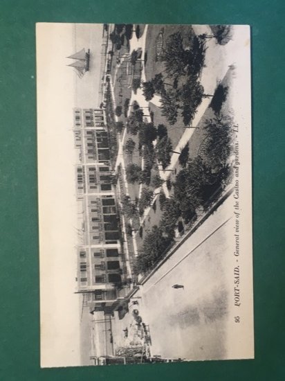 Cartolina Port Said - General View Of The Casino And …