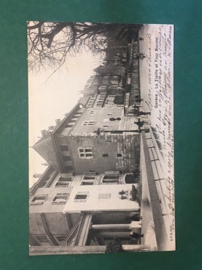 Cartolina Genevè - La Treille Et Tour Baudet - 1930