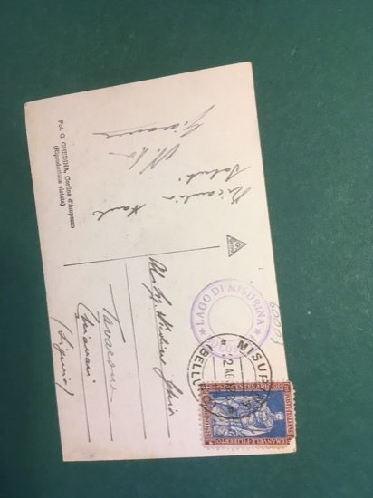 Cartolina Misurina - Verso Il Sorapis - 1928