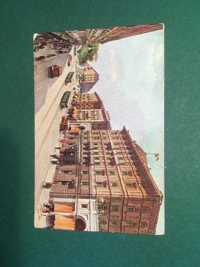 Cartolina Grand Hotel Isolotta - Genova - Via Roma - …