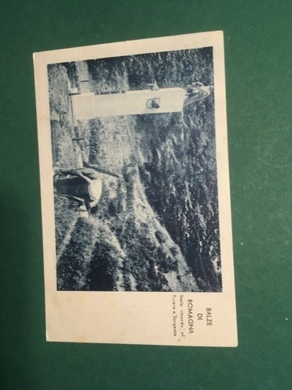 Cartolina Balze Di Romagna - Stele Ricordo Al Tevere E …