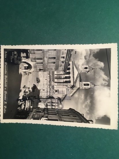Cartolina Schio - Piazzetta Garibaldi E Duomo S. Pietro - …