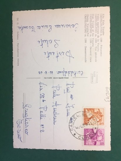 Cartolina M. Pelvo m.3060 - Alta Valle Varaita - 1965