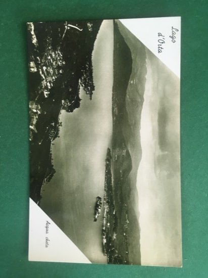 Cartolina Lago D'Orta - Acqua Cheta - 1960 ca.