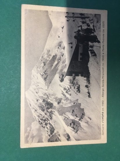 Cartolina Santuario D'Oropa m.1180 - Albergo Savoia Miramonti - 1930