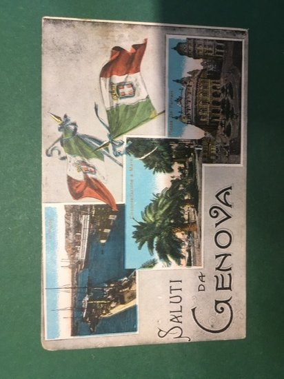 Cartolina Saluti Da Genova - Circonvallazione A Mare - Piazza …