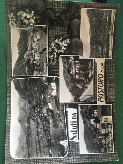 Cartolina Saluti Da Pasturo - Scrocio Panoramico - Sfondo Grigna …