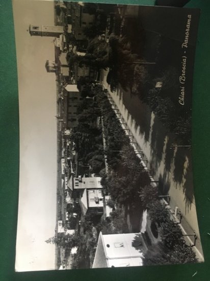 Cartolina Chiari - Brescia - Panorama - 1956
