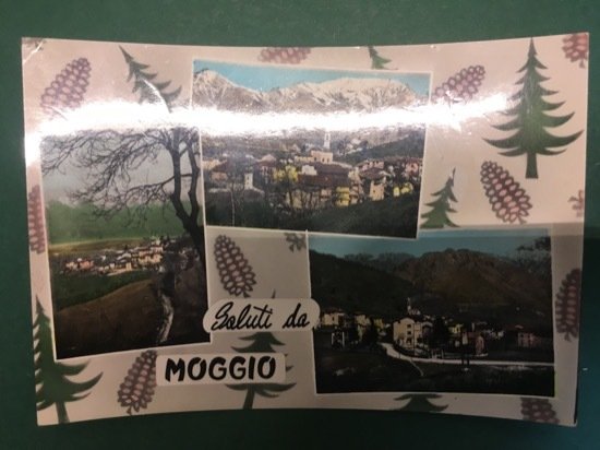 Cartolina Saluti Da Moggio - 1957