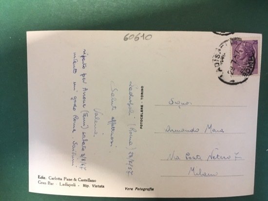 Cartolina Ladispoli - Veduta Dal Mare - 1957