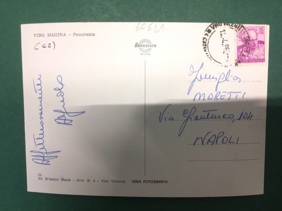 Cartolina Vibo Marina - Panorama - 1962