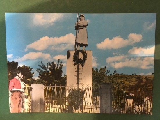 Cartolina Verbicaro m.420 - Piazza Piave - Monumento ai Caduti …
