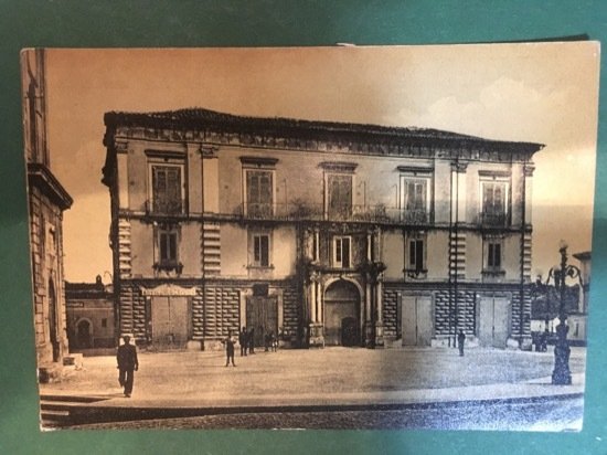 Cartolina Rossano - Piazza Cavour Gia Steri - 1930 ca.