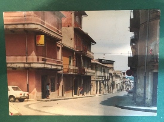 Cartolina Delianuova - Prolungamento Corso Umberto - 1980 ca.