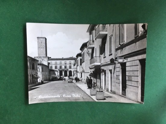 Cartolina CastelRaimondo - Corso Italia - 1964