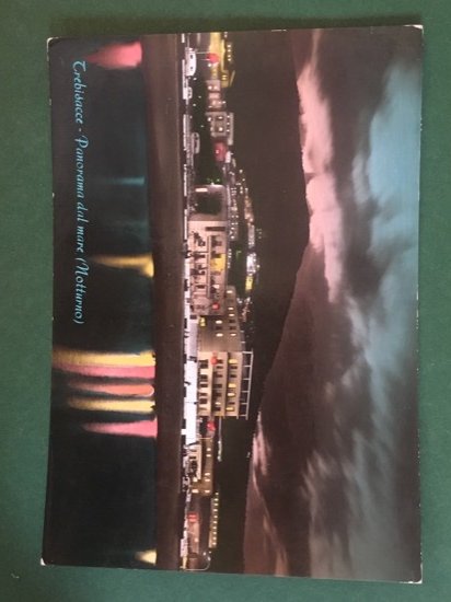 Cartolina Trebisacce - Panorama Dal Mare - Notturno - 1965