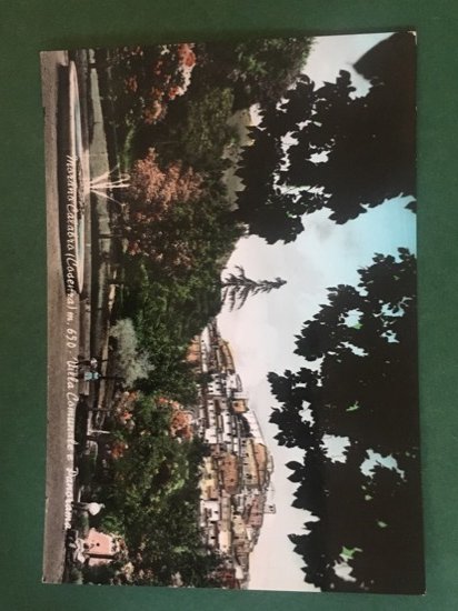 Cartolina Morano Calabro - Cosenza - Villa Comunale E Panorama …