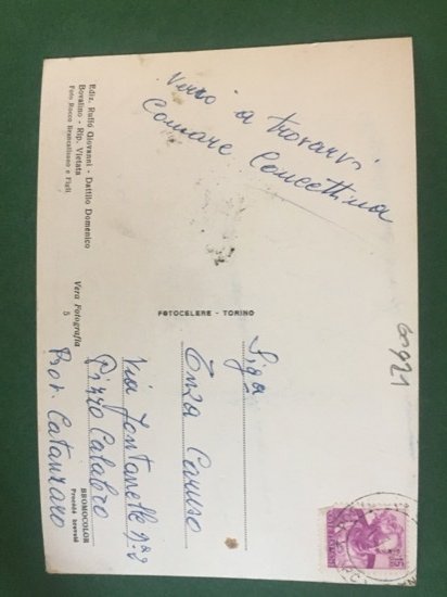Cartolina Saluti Da Bovalino - Corso Umberto I - Spiaggia …