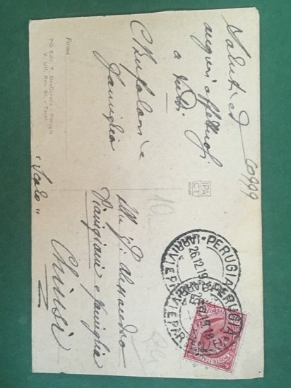 Cartolina Perugia - Panorama Della Città Visto Dalla Piazza V.E. …