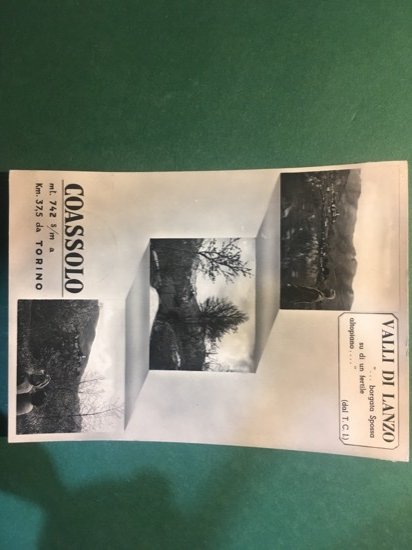 Cartolina Val Di Lanzo - Coassolo - 1952