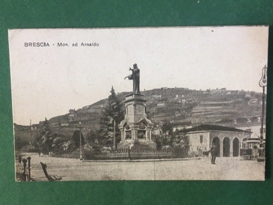 Cartolina Brescia - Monumento Ad Arnaldo - 1917