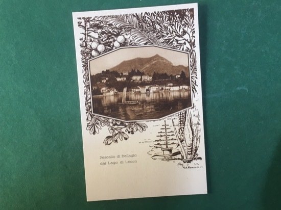 Cartolina Pescallo Di Bellagio Dal Lago Di Lecco - 1930 …