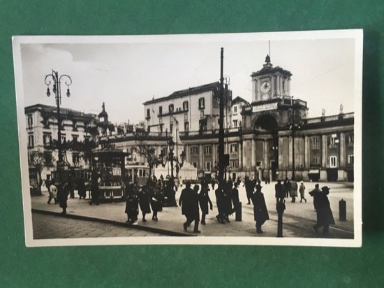 Cartolina Napoli - Piazza Dante - 1917