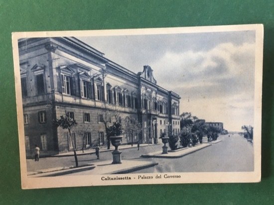Cartolina Caltanissetta - Palazzo Del Governo - 1941