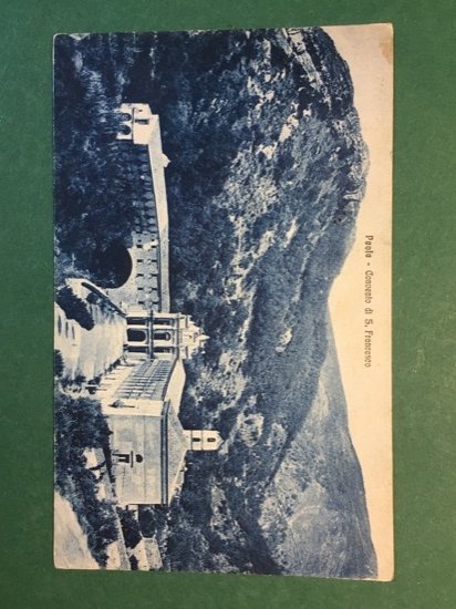 Cartolina Paolo - Convento di S.Francesco - 1922