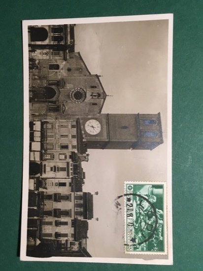 Cartolina Lodi - Piazza della Vittoria - 1905