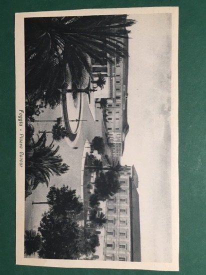 Cartolina Foggia - Piazza Cavour - 1920 ca.