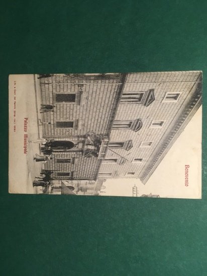 Cartolina Benevento - Palazzo Municipale - 1940
