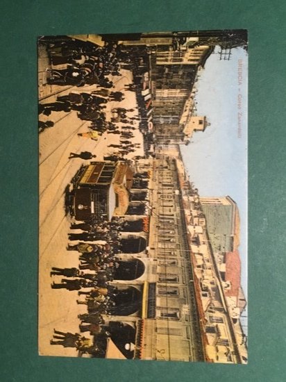 Cartolina Brescia - Corso Zanardelli - 1919