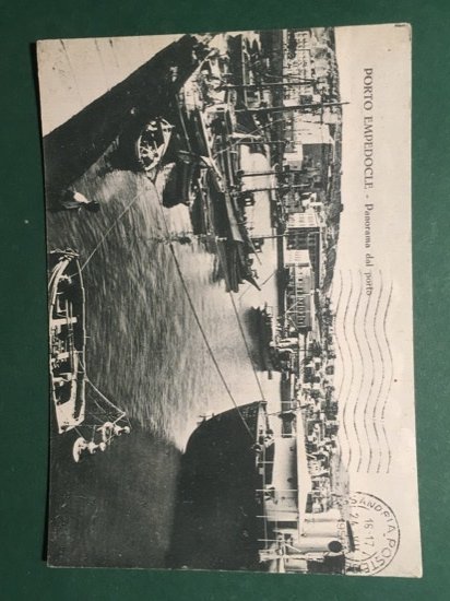 Cartolina Porto Empedocle - Panorama Del Porto - 1958