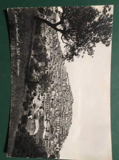 Cartolina Calitri - Avellino - Panorama - 1962