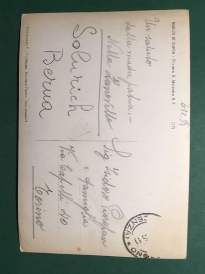 Cartolina Maglio Di Sopra - Filatura G. Marzotto - 1919