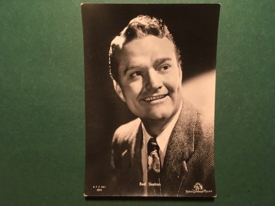 Cartolina Red Skelton - 1960 ca.