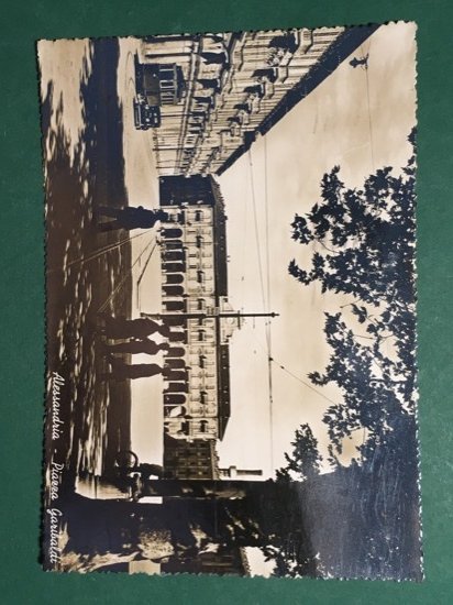 Cartolina Alessandria - Piazza Garibaldi - 1947