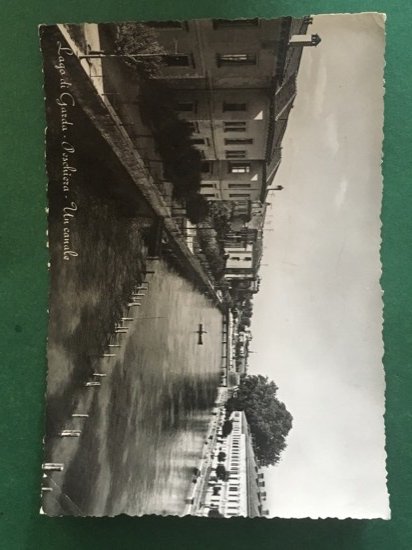 Cartolina Lago Di Garda - Peschiera - Un Canale - …