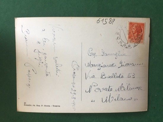 Cartolina Pramaso - Soggiorno Delgi Adulti - 1956