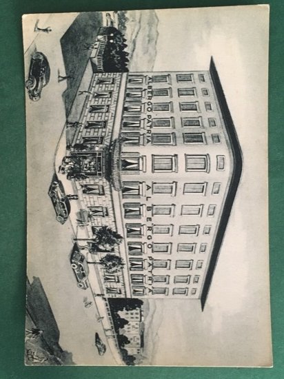 Cartolina Albergo Partia - Chianciano Terme - Siena - 1920 …