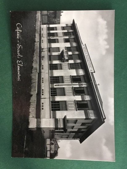 Cartolina Cafasse - Scuole Elementari - 1960 ca.