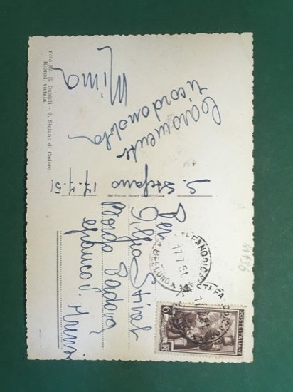 Cartolina S. Stefano di Cadore - 1951