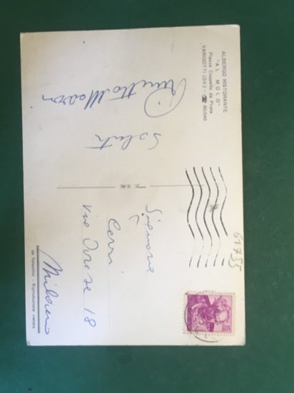 Cartolina Albergo Ristorante - Al Molo - Piazza Cappello da …