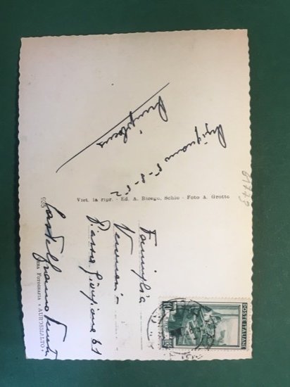 Cartolina Arzignano - Panorama Dal Castello - 1952