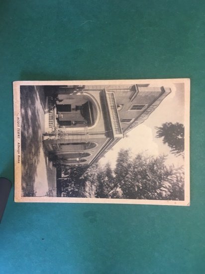 Cartolina Acqui Terme - Albergo Roma - 1950