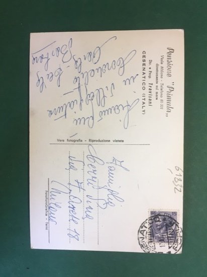 Cartolina Pensione Primula - Viale Milano - Cesenatico - 1963
